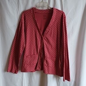 Hasting & Smith polka dot cardigan XL